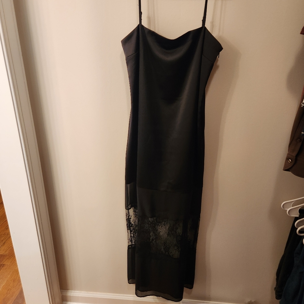 NWT WAYF Rhea Lace Inset Slip Dress Size Small